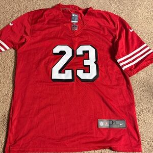 Nike Red and White 49ers Jersey